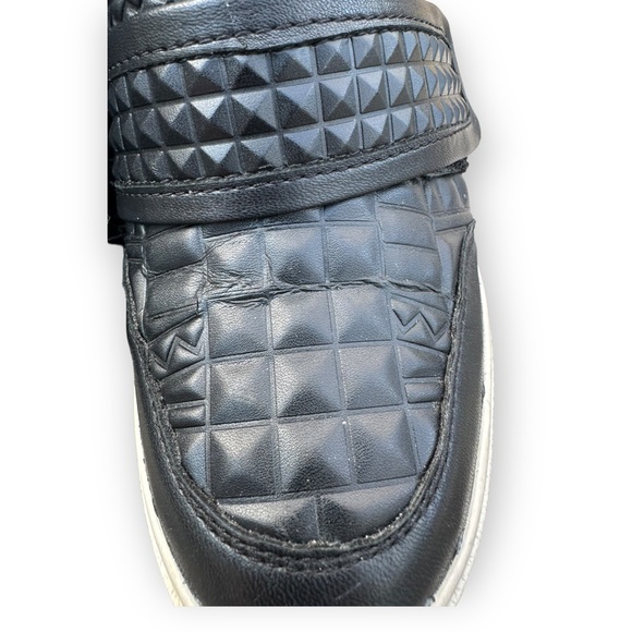 Ash Studded Moto Boots Zipper Leather studs platform RARE Athleisure wedges - Picture 7 of 10